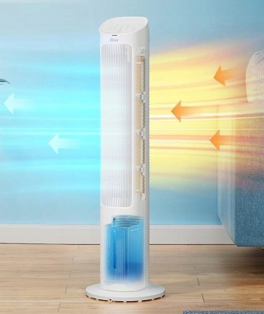 Колонний вентилятор Zilan TOWER FAN COOLER, білий