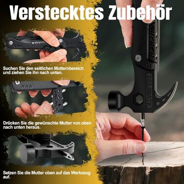 Мультитул 16 в 1 для чоловіків: подарунок на День батька, на ювілей, для кемпінгу, аксесуари для виживання