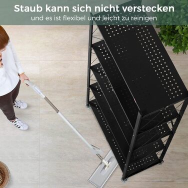Deanic 5-Tier Folding Heavy Duty Shelf
