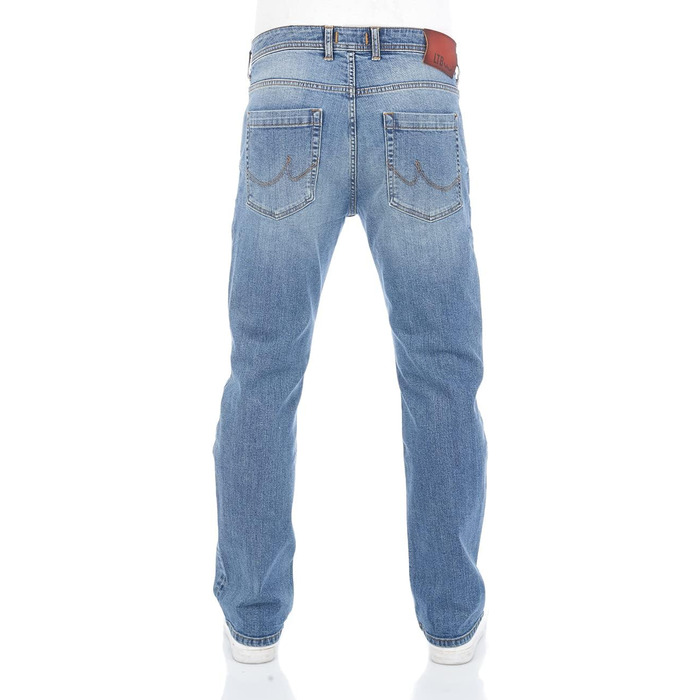 Чоловічі джинси LTB PaulX Straight Fit сині/чорні, еластичні, розміри 28-40, 33W/32L