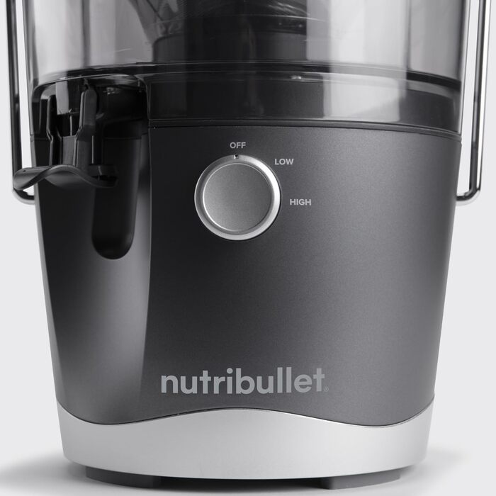 NutriBullet Juicer, Cold Press Juicer, Fruit and Vegetable Extractor, Fruit Juice Press, Daily Use, Easy to Clean, 1.5L Pulp Container, NBJ100G, Black Centrifuge