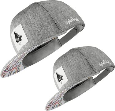 Кепка Nebelkind Snapback Berlin сіра, унісекс, регульована, висока якість, streetwear стиль