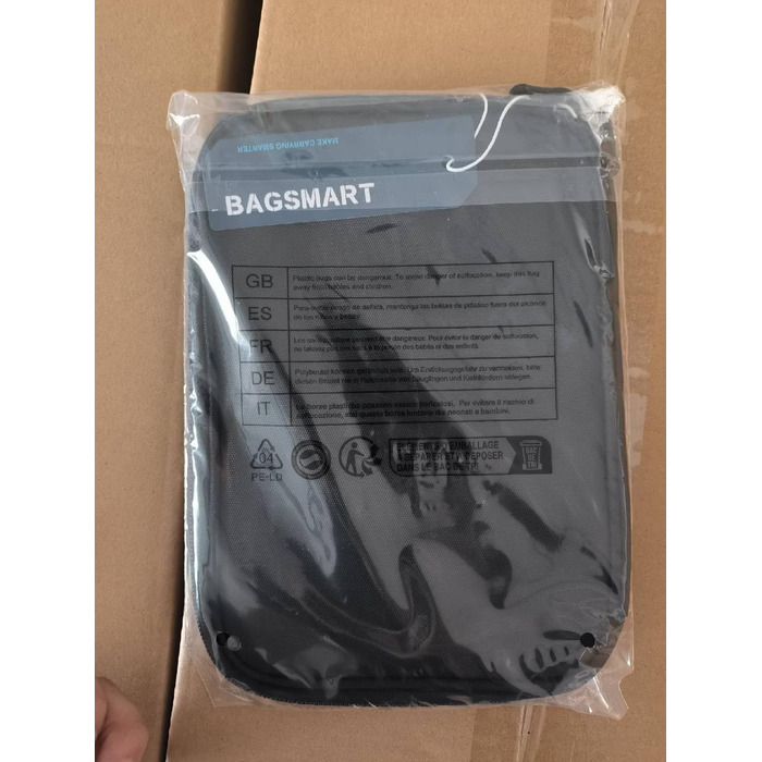 Органайзер для електроніки Bagsmart: рожевий кейс для кабелів, павербанку, USB-накопичувачів та SD-карт