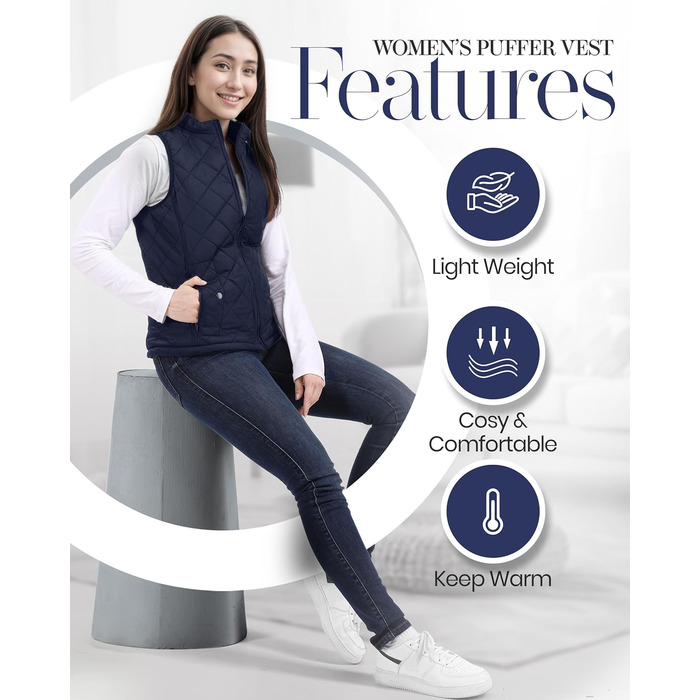 Жіноча пухови́к NY Thread, чорний (XXL, Темно-синій): легкий, теплий, з капюшоном