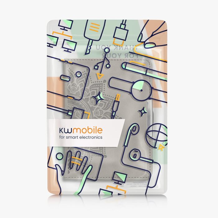 Чохол kwmobile для Tolino Vision 1/2/3/4 HD: чохол з екошкіри з дизайном 