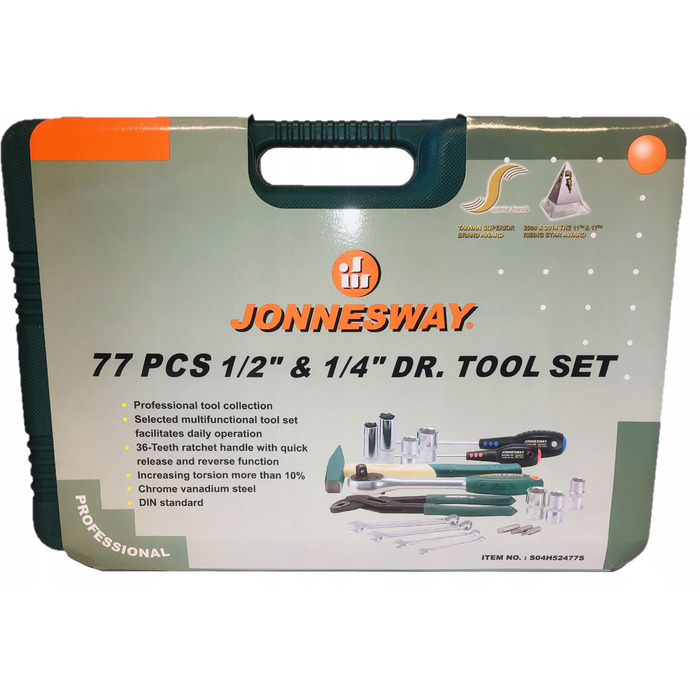 Набір ручних інструментів Jonnesway S04H52477S