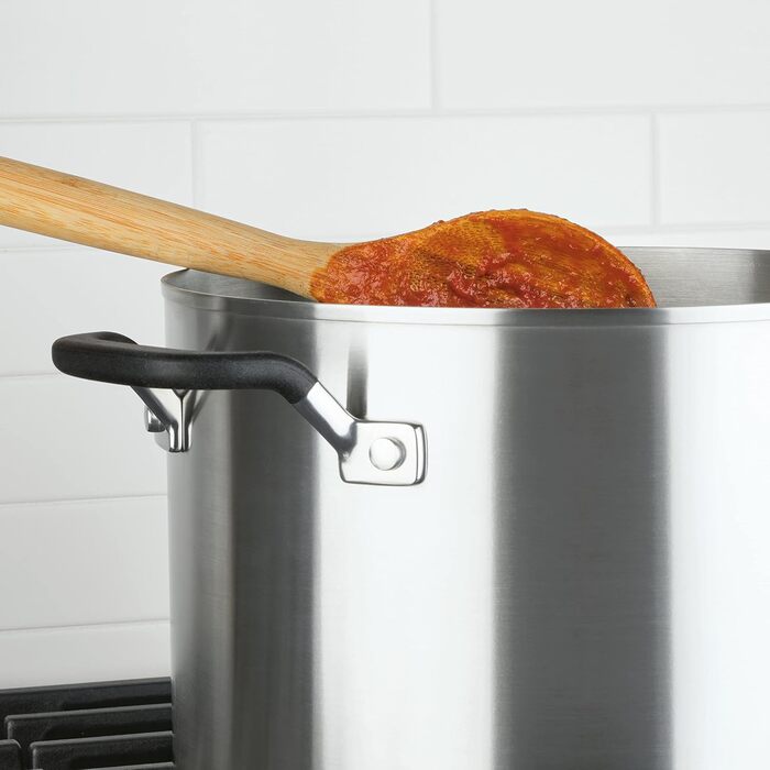 Набір кухонного посуду KitchenAid з нержавіючої сталі, 10 предметів, шліфований нержавіюча сталь (каструля 8 літрів)