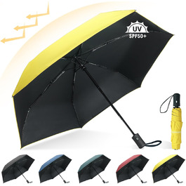 Компактний туристичний парасолька Herreicher з автоматичним відкриванням - легкий, складаний, портативний, з UV-захистом, для чоловіків та жінок (Gleb)