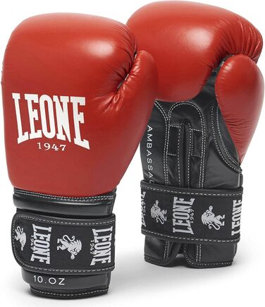 LEONE 1947 рукавичка для боксу, червона, 12 oz
