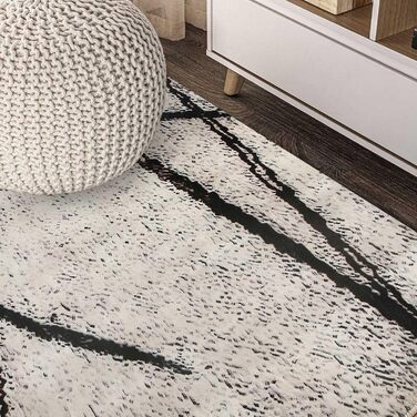 Leesentec Rugs Living Room Modern Artistic Rug Unique Rugs Chic Vintage Distressed Oriental Rugs Area Rug (Beige, 200x300cm) Beige 200x300cm