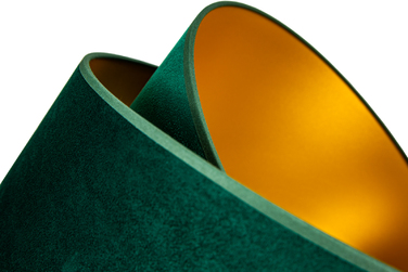 Підлоговий торшер Glimex з абажуром, патрон E27 60 Вт, зелений та жовтий