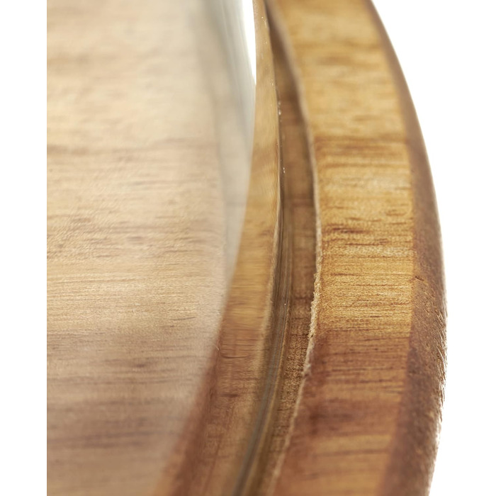 LEONARDO HOME Wooden Cheese Board and Glass Cloche, Cheese Board with Glass Dome, 2-Piece Set, Ø 280 mm, 018519