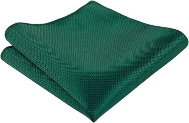 Набір краватка-метелик, запонки та хустинка Alizeal для чоловіків (лісово-зелений)