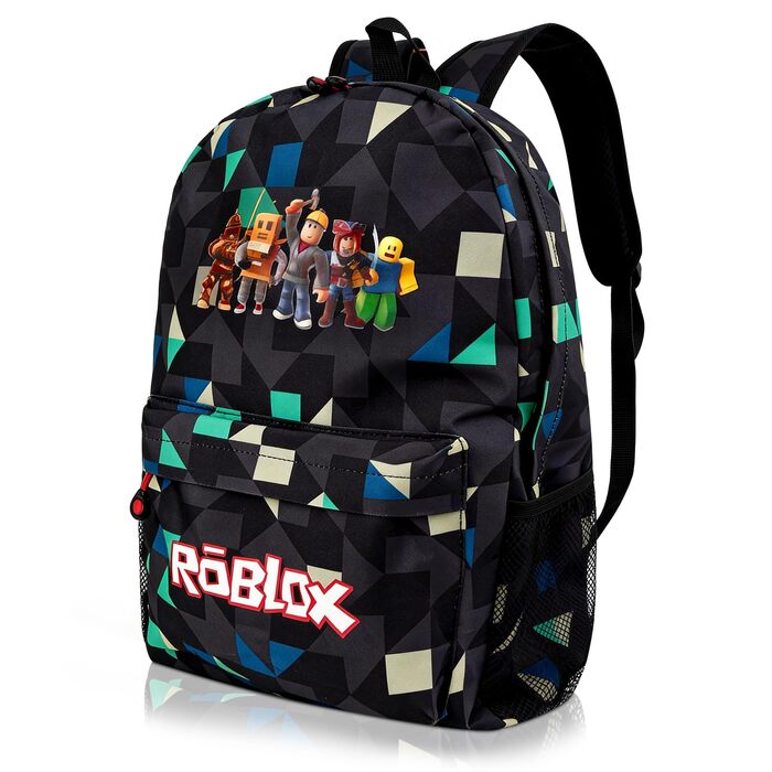 Дитячий рюкзак Yumcute Ro-blx: велика місткість, рюкзак для школи, для хлопчика 10 років, з принтом, мультфільм, аніме, для подорожей