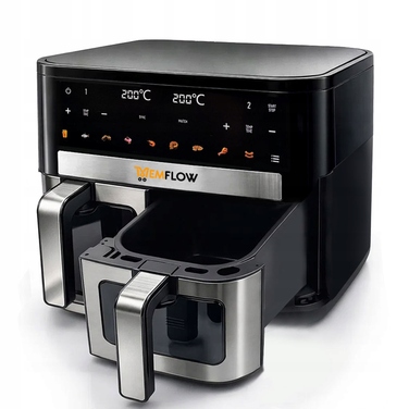 Аерофритюрниця MEMFLOW 10л 2200Вт з двома чашами