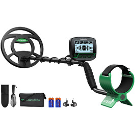 Металошукач для дорослих та дітей: професійний, водонепроникний, з котушкою 10” та лопатою. Ідеальний для пошуку золота на пляжі.