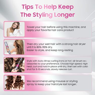 Набір для укладки волосся Airstyler 5 в 1: фен-щітка, термощітка, плойка для локонів, об'ємна щітка, для випрямлення, сушіння, створення об'єму та локонів (сірий)