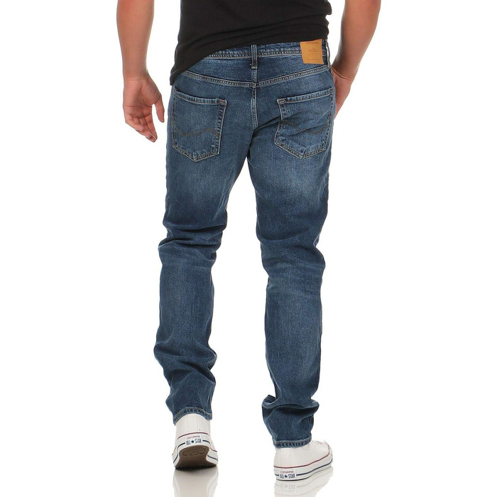 Джинси чоловічі JACK & JONES JJIMIKE Original Tapered Fit сині, 33W/32L, Denim