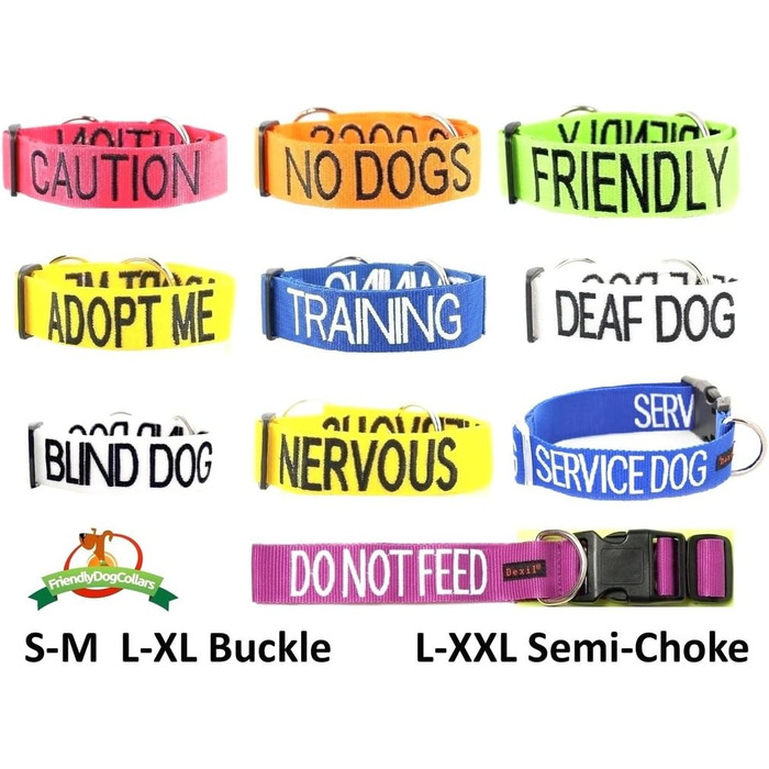 Нашийник для собак Nervous (Give Me Space), жовтий, кодований кольором, S-M, L-XL, запобігає нещасним випадкам, попереджаючи інших собак (L-XL)