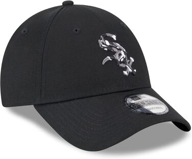 Кепка New Era 9Forty Chicago White Sox з металевою пряжкою, бейсболка, кепка-трап, чорна