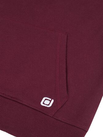 Чоловіча худі riverso RIVEnno Regular Fit з капюшоном, колір Port Red (темно-червоний), розмір 3XL
