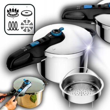 Мультипільча-скороварка Tefal, 6 л, чорна
