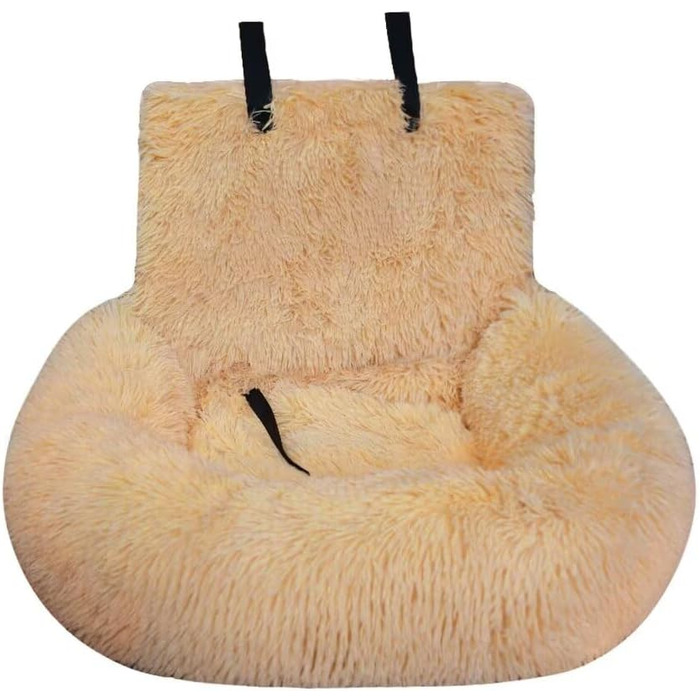Автокрісло для собак SWZEC Pelzbarn, бежеве, розмір M (72x60 см)