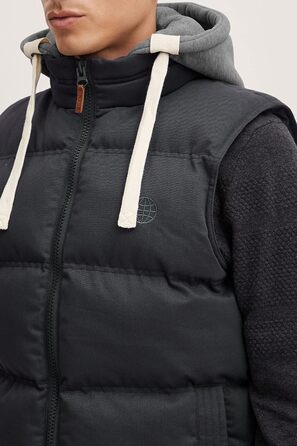 Чоловіча куртка Blend BHJen Wete - вологостійка, з капюшоном, Regular fit, Phantom Grey (70010)