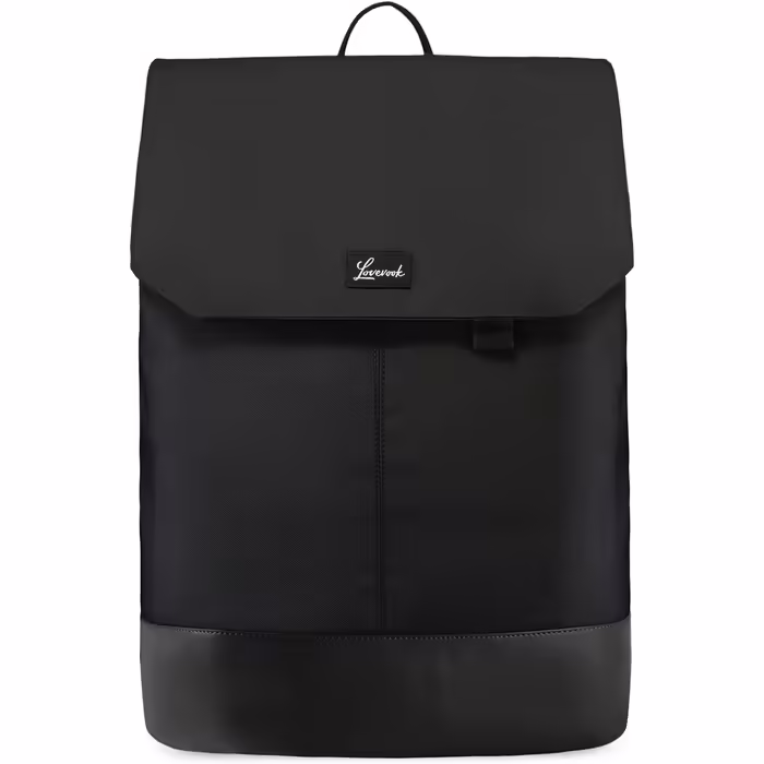 LOVEVOOK Backpack Women, Large Waterproof Laptop Daypack Travel Backpack Work Bag Elegant with 15.6 inch Laptop Compartment, School Backpack Business Travel Backpack Women for University, Travel, Office, Everyday Use (Black-1)
