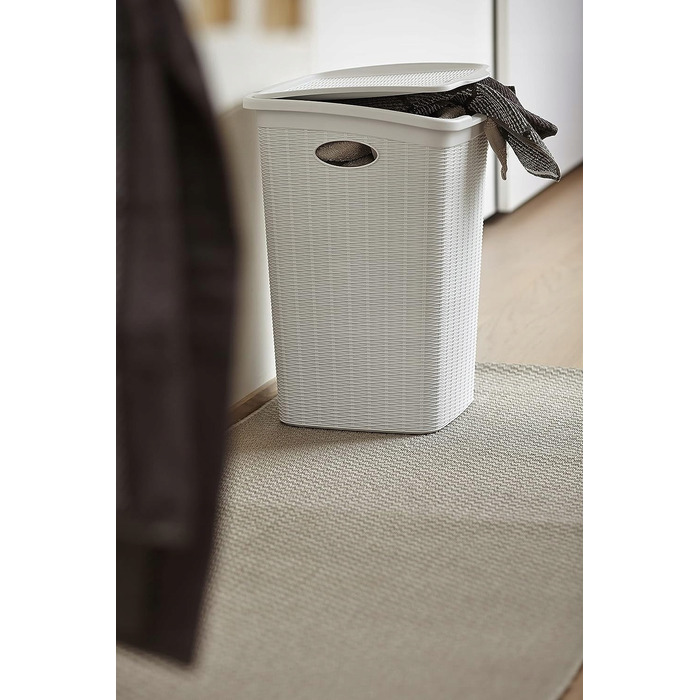 Сміттєвий кошик Stefanplast 50 л, білий