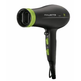 Фен для волосся Rowenta CV6030 Eco Intelligence Instant Dry, 1500 Вт, з бустером повітряного потоку, 3 температури, 2 швидкості, чорний