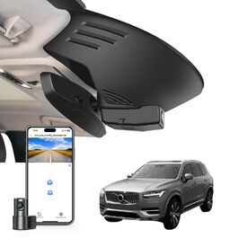 Відеореєстратор 4K для Volvo XC90 (2023-2026) Model B: Перед 4K, Зад 1080P, WiFi, Карта 64GB