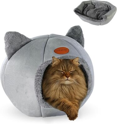 Кішечка Мобіклінік®: зручне ліжко-гніздо для котів, легко прати, знімний коврик, 25D піна, сучасний дизайн