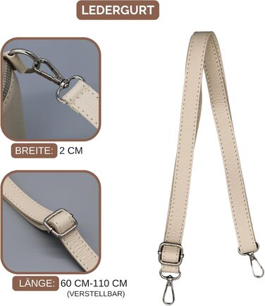 Жіноча сумка Brise Art Lucia з екошкіри, італійського виробництва. Сумка-бананка, кросбоді з регульованим ремінцем, 3 відділення. Чорний/Бежевий колір