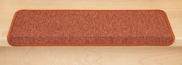 Ступінчасті килимки Kettelservice-Metzker Monza прямокутної форми - різні комплекти та кольори, Terra, 14 штук