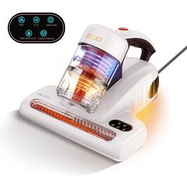 Пилосос для матраців JIGOO J200 з УФ-лампою, датчиком пилових кліщів та LED-дисплеєм 500W для алергіків