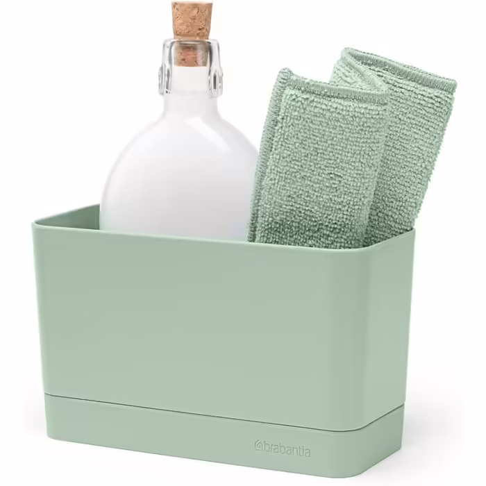 Brabantia Dish Drainer Organizer, Plastic, Dark Grey, One Size (Jade Green, Dish Drainer Organizer)