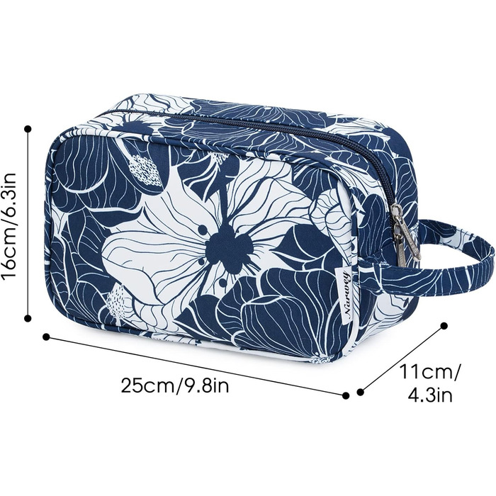 Чоловічий туалетний набір Narwey: водонепроникний, міцний, з багатьма відділеннями, для подорожей (чорний)