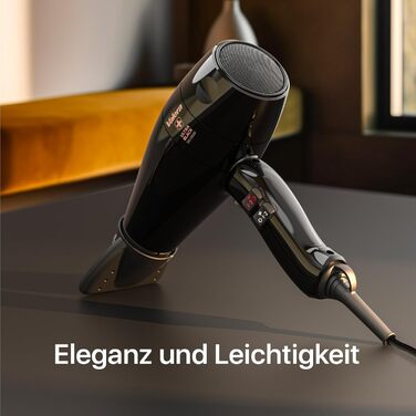 Професійний фен Valera Swiss Silent Jet 8500 Ultrablack: 2000W, 6 температур, іонізація, супер-зручний кабель