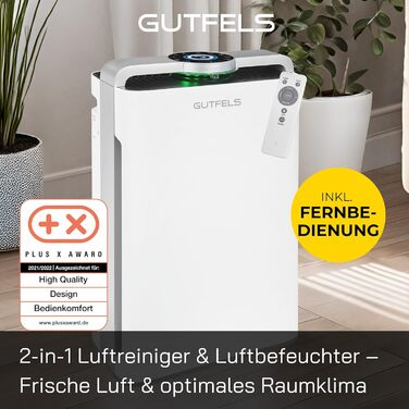 Повітряочисник та зволожувач повітря 2-в-1 LR 67013 we: HEPA-фільтр, для кімнат до 70 м²