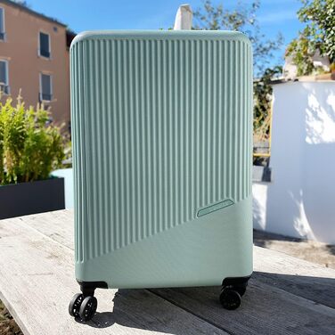 Набір валіз Travelite Bali 3 шт. (L/M/S) з ABS-пластику з TSA-замком, колір м'ятний