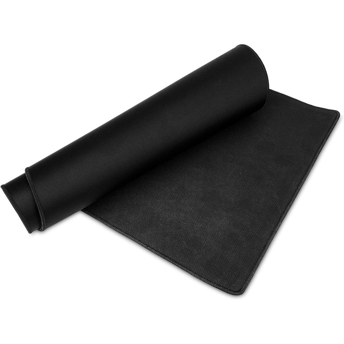 Килимок для миші Rii XXL Gaming, 900x400 см, великий, для ігор та офісу, чорний