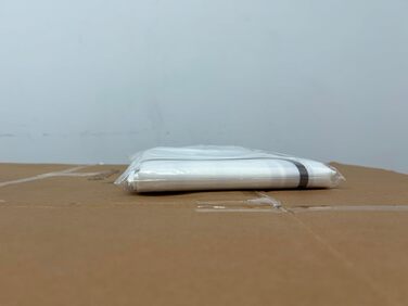 Водостійкий душовий завіс DUFU, 180x200 см, білий, з 12 кільцями