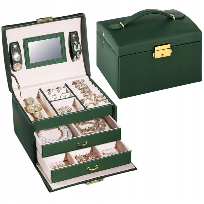 Скринька для прикрас у вигляді валізки з шухлядою