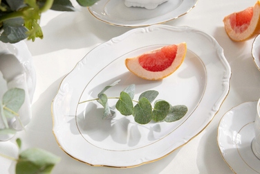 Обідній сервіс на 6 осіб, порцеляна Maria Teresa Konsimo, 12/44 елементи