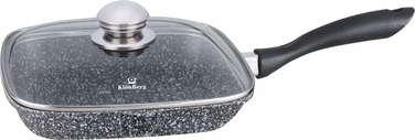 Гриль-пательня KlönBerg з мармуровим покриттям та кришкою, 24 см