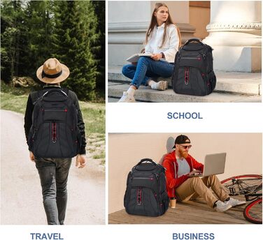 VANKEAN 17-inch extra large laptop backpack (travel backpack)