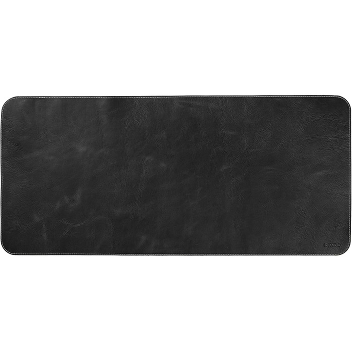 Мишка Londo Echtleder – великий килимок для миші зі шкіри, чорний. Килимок для столу з антиковзким покриттям