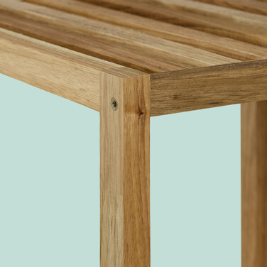 Relaxdays Walnut Open Shelves