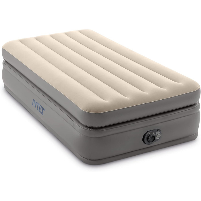 Надувний матрац Intex Twin Comfort Elevated з Fiber-TECH для гостей, 99х191х22 см